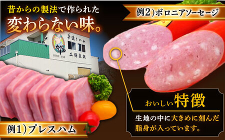 【5回定期便】こだわりロースハムとお楽しみセット 総計9.6kg /宮地ハム [UBM001] ハム