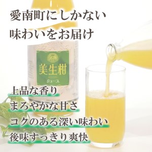 美生柑 みしょうかん ジュース 1,000ml × 4本 河内晩柑 ジュース ジュース ジュース ジュース ジュース 愛媛県 愛南町