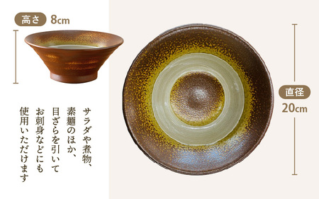 【越前焼】国成窯 ラーメン鉢（2点セット）福井の名店シリーズ「岩本屋」監修 【 どんぶり 陶器 食器  】 [e25-b001] 