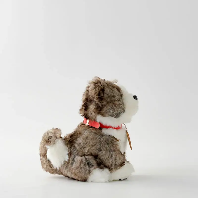 65P7306 秋田犬虎毛ぬいぐるみ　座りＭサイズ