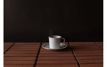 1616/ PC Mug Green & Deep Plate 160 セット 有田焼 器 食器 マグカップ 皿 白 ホワイト プレート 30000円 3万円 A30-752