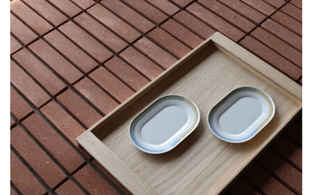 1616/ PC Oval Plate 200 2枚セット【1616/arita japan】有田焼 食器 器 皿 中皿 楕円皿 プレート オーバルプレート ホワイト シンプル A27-19