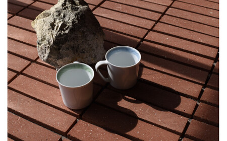 1616/ PC Mug Blue & Green セット【1616/arita japan】有田焼 食器 カップ マグカップ ブルー グリーン シンプル 35000円 3.5万円 A35-621