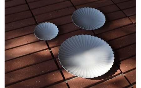 1616/ Palace Plate 110&160&220 3枚セット 有田焼 器 うつわ 食器 皿 グレー プレート パレスプレート 食器セット 小皿 中皿 大皿 パレスプレート オーブン おしゃれ パレスプレート シンプル A29-5