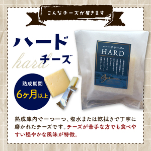 8月発送 北海道十勝芽室町 牧場チーズ２種類セット チーズ cheese ハードチーズ ゴーダチーズ 熟成チーズ 手作り お取り寄せ おつまみ アレンジ me020-005c-8