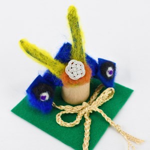 端午の節句・初節句 [かぶと] 手作り羊毛キット・親子で作れる動画付き【0460】