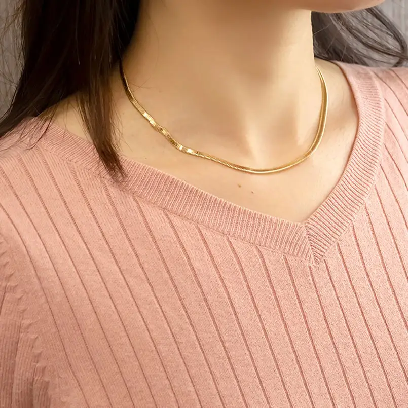 18金 ネックレス 40cm チェーン のみ スネークチェーン k18 ゴールド シンプル チェーンだけ イエローゴールドK18 18k ジュエリー アクセサリー プレゼント ギフト 贈り物 K18ネックレス チェーンネックレス 山梨県 昭和町 送料無料 管理番号211221mro103yn40 SWAA046