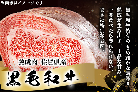 【熟成肉】佐賀県産黒毛和牛牛肩ロースしゃぶしゃぶ・すきやき用500ｇ E-50
