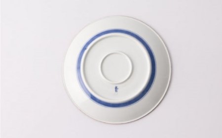 いげ皿染ソフィア(青)21cm1点 NAZ502 