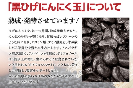 新時代の手作り熟成・発酵黒ひげにんにく玉：B100-030
