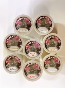 【無添加】秩父の果物・野菜でつくる「手づくりジェラート」8個セット（乳化剤・甘味料・着色料・香料・増粘剤不使用）｜ジェラート