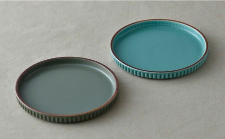 【波佐見焼】ギアシリーズ プレート 小（17.5cm） マットカラー ペアセット 食器 皿 【大新窯】 [DC100]  波佐見焼