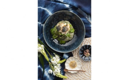 そうめんの吉田がつくる藍のそうめん (75g×3束)×2袋入 / そうめん 素麺 麺 乾麺 藍 / 南島原市 / 吉田食品手延工場 [SCL004]