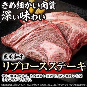 黒毛和牛 ステーキ 肉 高級部位 2種＜リブロース・サーロイン＞ 食べ比べ (計900g) b8-045