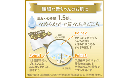 おしりふき ピジョンおしりナップ プレミアム極上厚手 50枚6P×6個 赤ちゃん