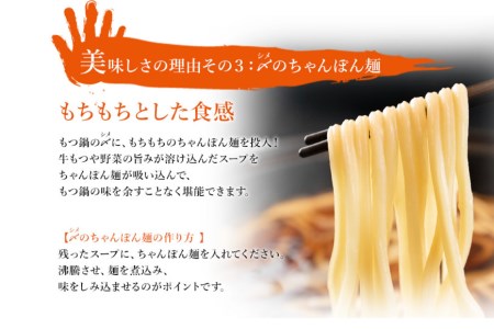 もつ鍋 【九州名物とめ手羽】 博多もつ鍋 セット 5～6人前 九州しょうゆ味 モツ鍋 国産牛 / フェリックス / 福岡県 筑紫野市 [21760208]