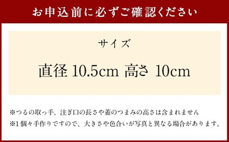 丸田窯 塩釉花文様 土瓶