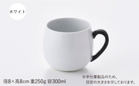 【波佐見焼】マグカップ 2色セット （ミルキーパープル＆ホワイト） 食器 皿 【ROXY・HASAMI】 [SB143]  波佐見焼
