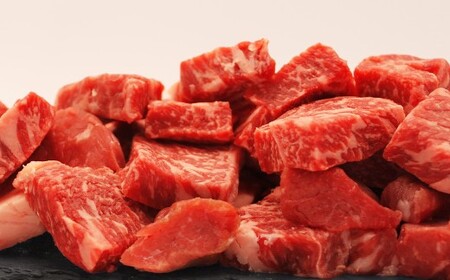 【博多和牛】サイコロステーキ500g (自家製 旨辛みそたれ付き)