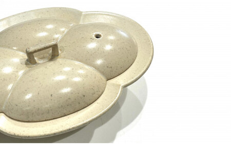 有田焼 クリーム釉 木瓜 蓋付耐熱皿 24to3【西富陶磁器】食器 器 うつわ 皿 蓋付 グラタン皿 耐熱皿 直火対応 オーブン対応 かわいい おしゃれ クリーム 30000円 3万円 A30-827