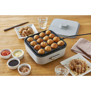 グリル鍋 3枚プレート 溝付 平面 たこ焼き  アイリスオーヤマ 家電 キッチン家電 電化製品  IGU-P3-H