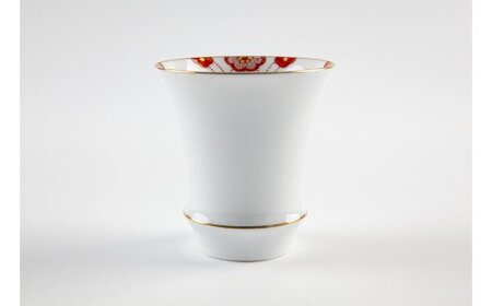 有田焼 其泉 瓔珞文 赤 酒グラス 2個セット【賞美堂本店】食器 タンブラー 焼酎グラス 酒器 グラス ペア 2個 クラシック モダン 贈答 ギフト A22-97