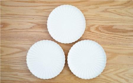 【陶器市特集】【波佐見焼】花しのぎ 和皿 小皿 （白） 3点セット 食器 皿 【団陶器】 [PB93] 波佐見焼
