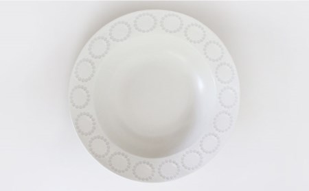 【波佐見焼】サークルリング ブルーベリー・バニラ ボウル 大 2点セット 食器 皿 【陶芸ゆたか】 [VA107]  波佐見焼