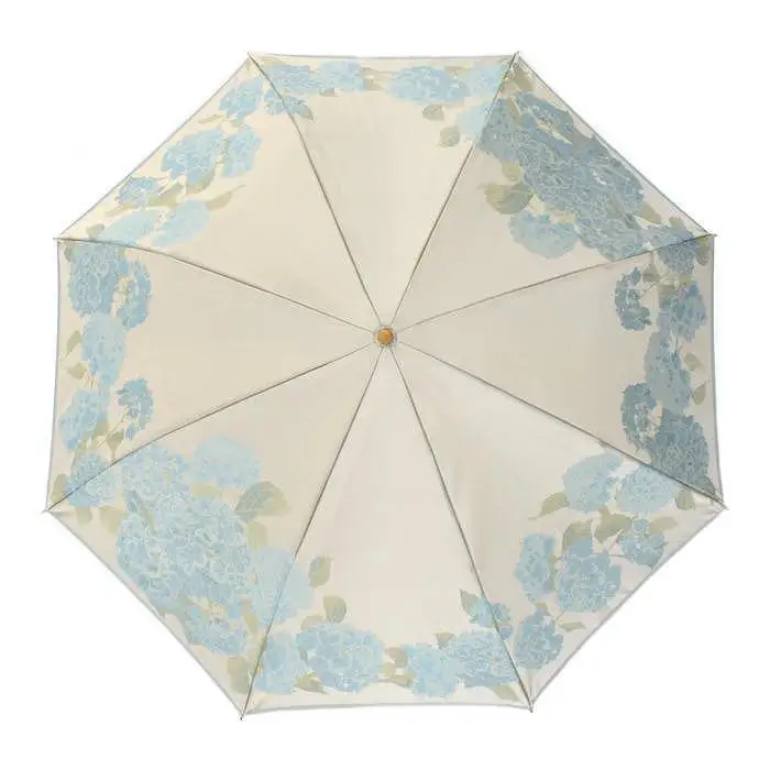 槙田商店【晴雨兼用】折りたたみ傘 ”絵おり” 紫陽花