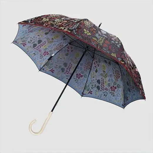 槙田商店 長傘 スティグリンドベリ【HERBARIUM】レッド(ハーバリウム) 晴雨兼用