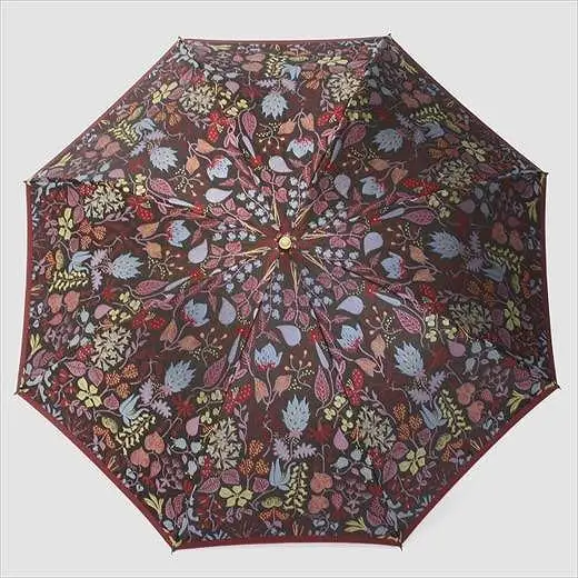 槙田商店 折りたたみ傘スティグリンドベリ【HERBARIUM】レッド(ハーバリウム) 晴雨兼用