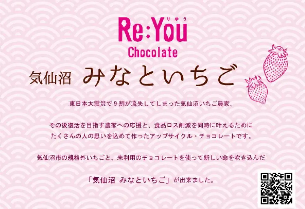 ふぞろいごろごろ 「Re:Youみなといちご」（220g入りチョコレート×2）