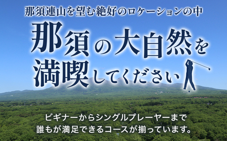 那須でゴルフを満喫！ゴルフ場利用券21,000円分｜ゴルフ ゴルフ場 利用券 チケット プレーチケット 体験 旅行 観光 プレー券 那須 栃木県那須町 那須町〔F-17〕※着日指定不可 ※離島への配送不可