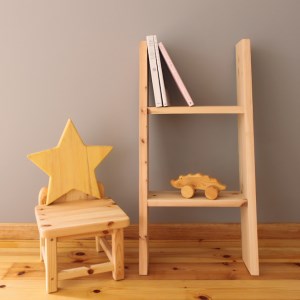 こども椅子　おほしさま（color：バナナ）｜椅子 インテリア 家具 木 椅子 椅子 椅子 ※着日指定不可