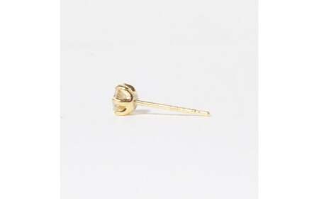 K18 一粒天然ダイヤモンド スタッドピアス 0.20ct 5pe020　山梨 ダイヤモンド ピアス K18 イエローゴールド ホワイトゴールド ピンクゴールド ダイヤ0.10ct×2 カラット 天然ダイヤモンド ジュエリー アクセサリー 山梨県 甲斐市 BQ-3