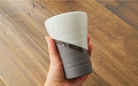 【美濃焼】ペア フリーカップ 羅紫のふで 「感謝」 多治見市/アペックスハート 食器 うつわ コップ コーヒー ティー  タンブラー お揃い カップル 箱付き ギフト プレゼント 贈答 贈り物 送料無料  [TAB002]