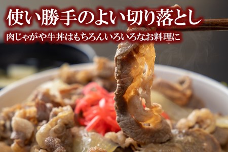 くまもと黒毛和牛 切り落とし 1kg《60日以内に出荷予定(土日祝除く)》 熊本県 長洲町 くまもと黒毛和牛 黒毛和牛 牛肉 肉 牛丼 切落し 株式会社 羽根(出荷元：株式会社酒湊)