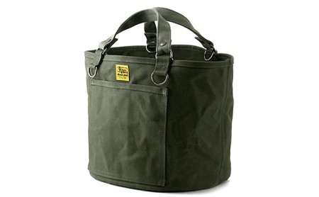 Free Free Baketsu Tote　バンナイズ 帆布 グリーン トート バッグ バケツ ファッション かばん トートバッグ カバン 
