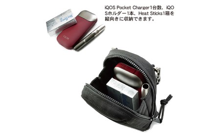iQOS、小型の音楽プレーヤー用ジャバラ付きマルチケース　バンナイズ バリスティック ナイロン ブラック アイコス グロー glo デジカメ キャリング サブバッグ ファッション小物 ファッション 