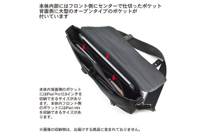 薄型ブリーフケース／A4　バンナイズ バリスティック ナイロン ブラック PC収納 耐久性 ワーク ファッション カバン バッグ 