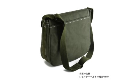 バンナイズ　帆布のクラシックショルダーB　バンナイズ 帆布 お散歩 買い物 お出かけ ショッピング ステッチ ショルダーバッグ ファッション カバン バッグ 