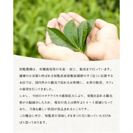 知覧農園 オーガニック抹茶オリジナル3缶【1186238】