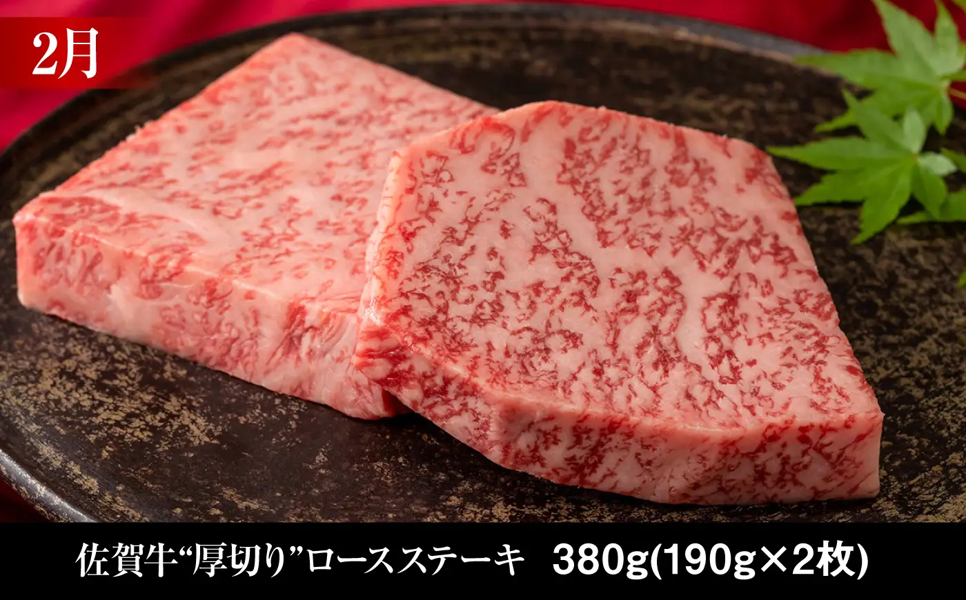 【全6回・偶数月】佐賀牛 牛肉定期便 約1-2人前 総計1.66kg 隔月発送 UCC006