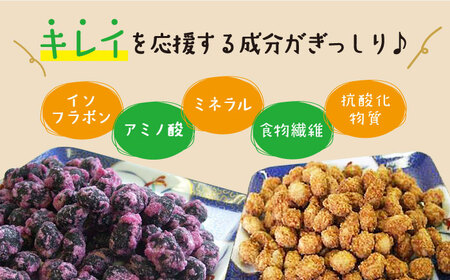 SOY美EAN 2袋 黒蜜きなこ・ブルーベリー /宮本邦製菓 [UBN002] お菓子 大豆 大豆菓子