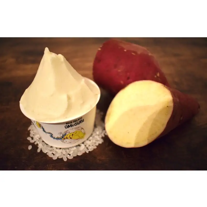 ライスミルクジェラート 3種×各2個（ほうじ茶・抹茶・季節のフルーツ）アイス