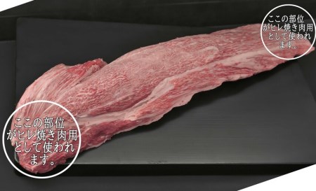 【訳あり】佐賀牛 ヒレ焼肉用(切落し) 600g K030099