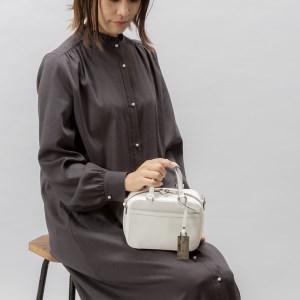 豊岡鞄 ボックスミニショルダー CJTF-038 ホワイト