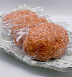 牛タンハンバーグ　150g×3個〔P-61〕◇ | 個包装 真空包装 急速冷凍 焼肉