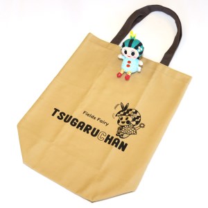 つがーるちゃん マスコット・エコバックセット つがる市 マスコットキャラクター ゆるキャラグッズ [0410]