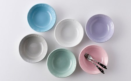 【波佐見焼】ラグーサ ボウル （ジェダイ/ミルキーグレー/ミルキーピンク）  3色セット 食器 皿 【ROXY・HASAMI】 [SB152]  波佐見焼